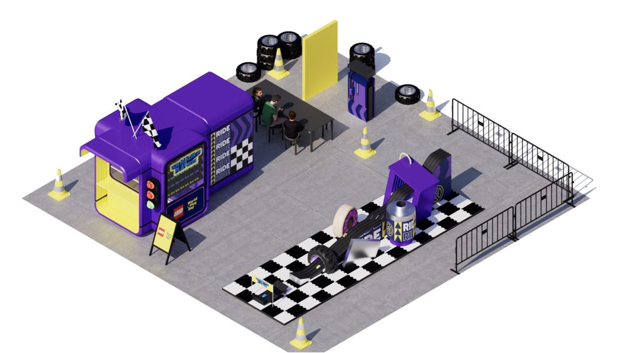 Render of World Play Day activity in Berlin