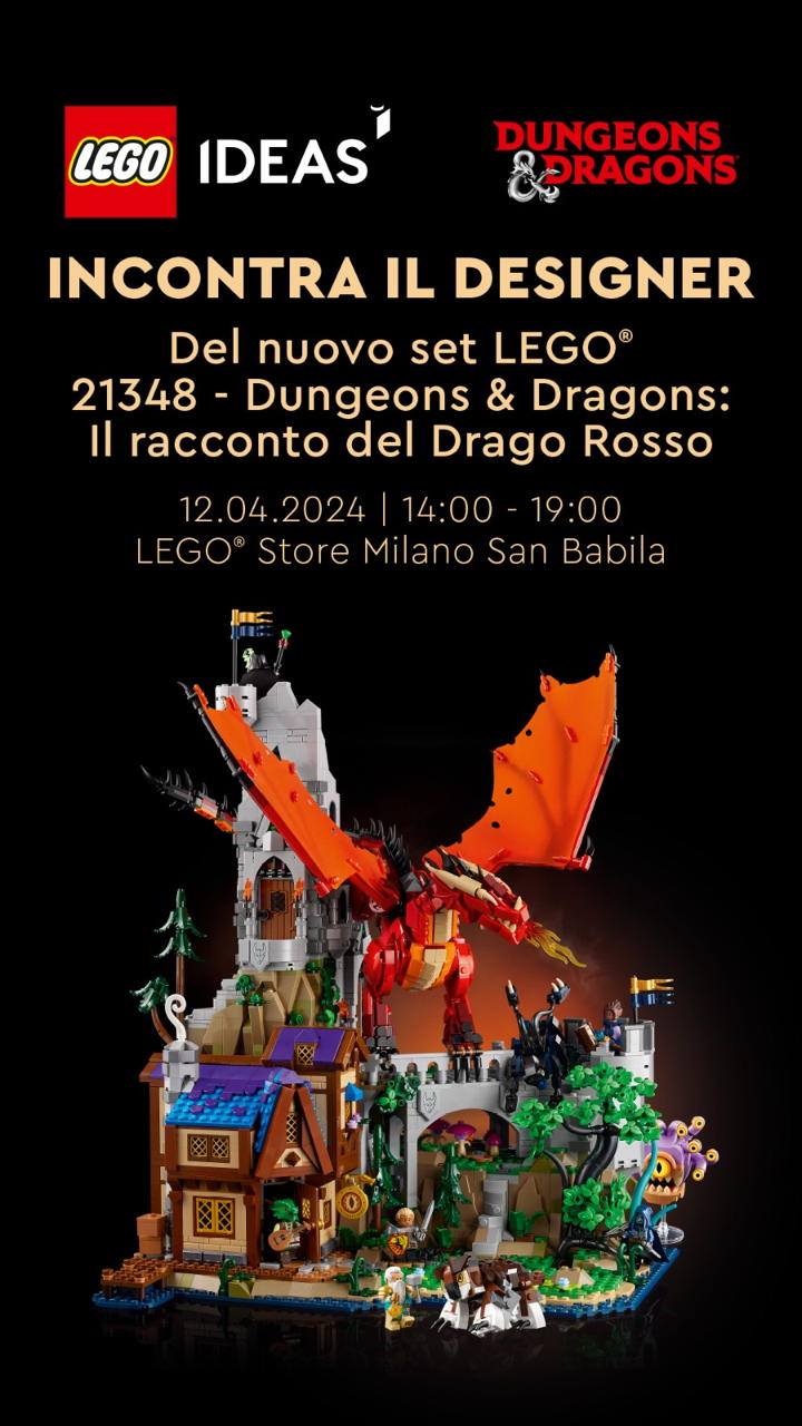 LEGO invito designer
